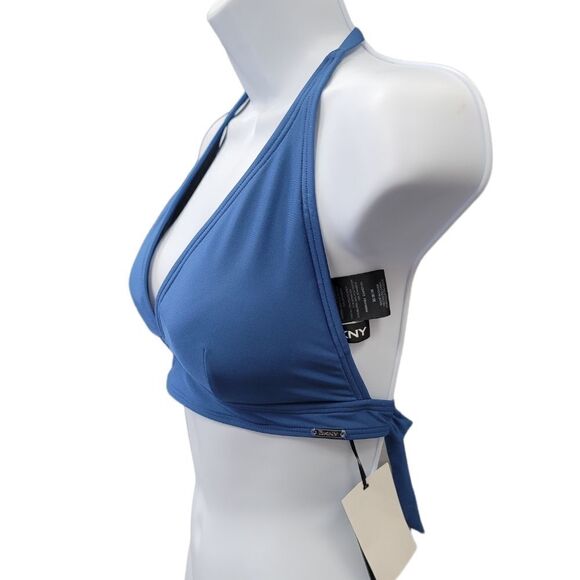 Dkny BALTIC Triangle Halter Bikini Swim Top - Picture 4 of 7